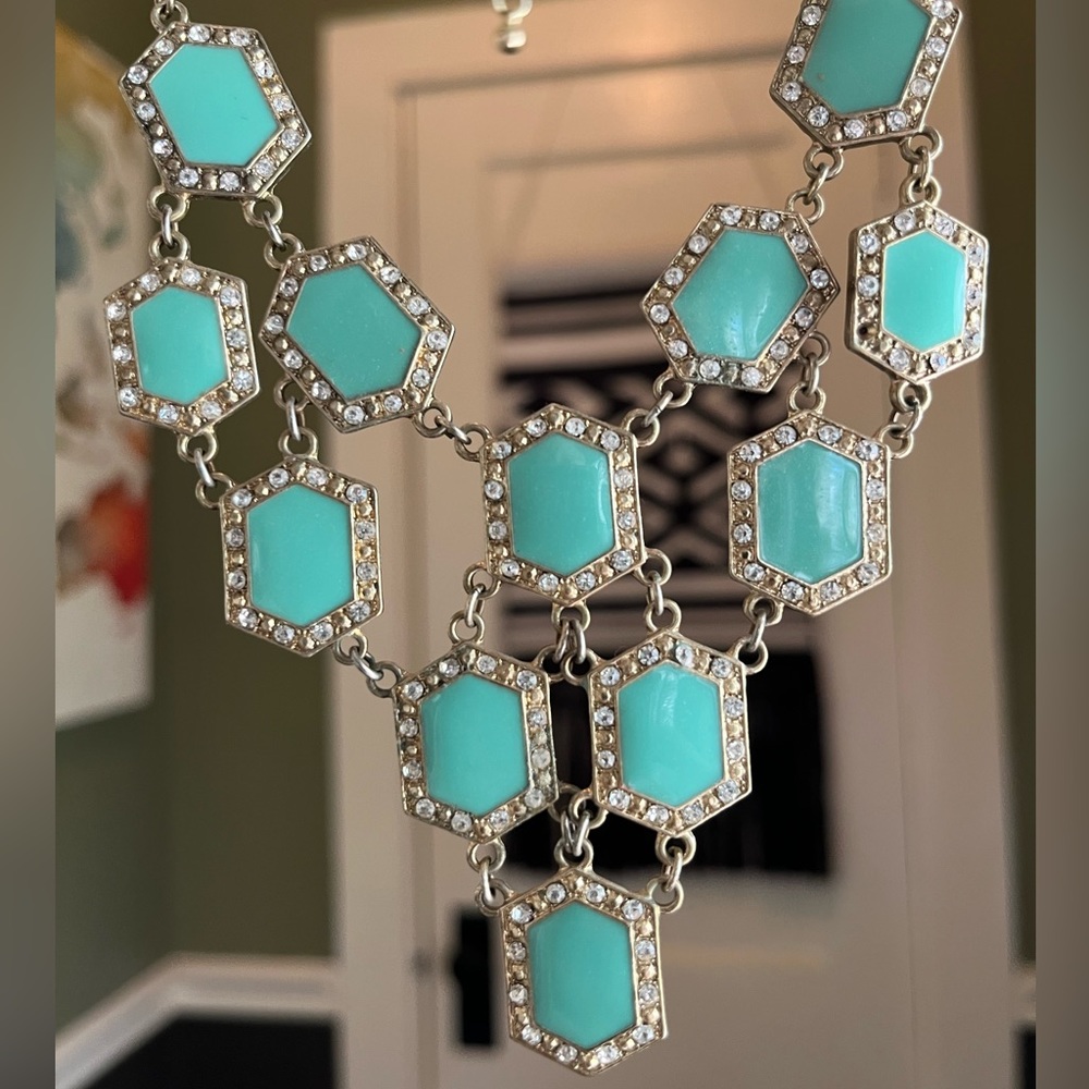 Turquoise statement necklace